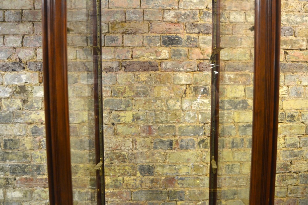 Pair of High Quality Mahogany Shop Display Cabinets View II