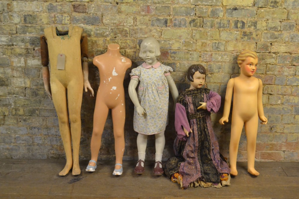 Selection of Antique Mannequins View II