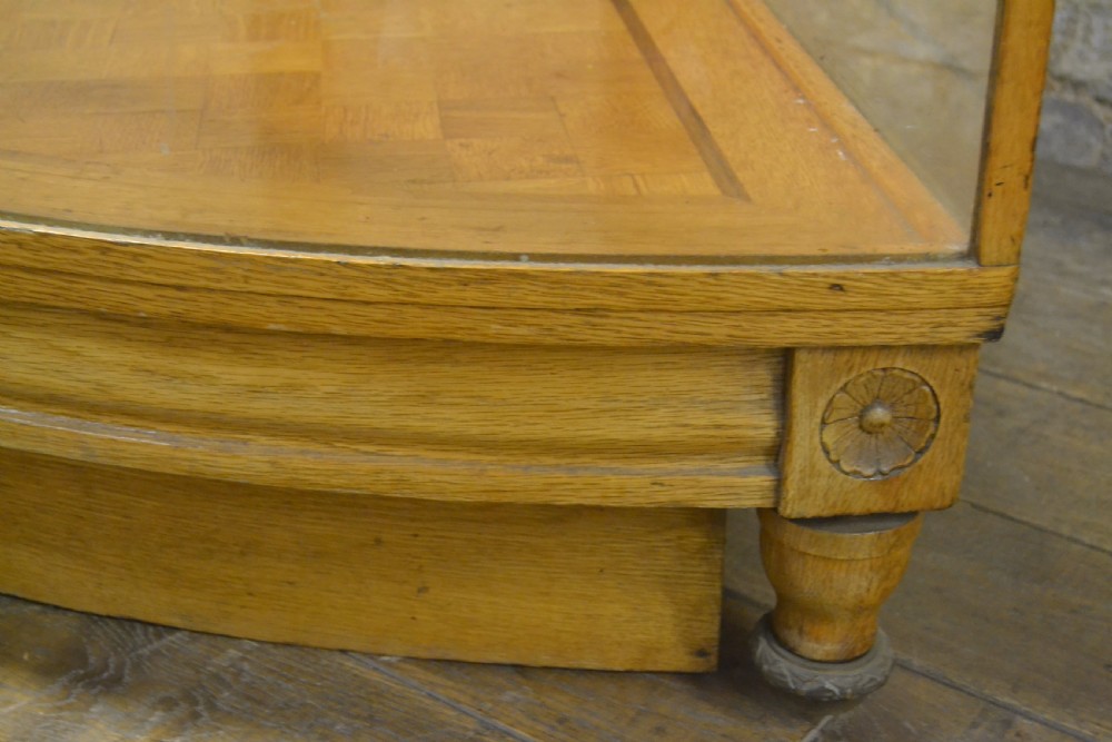 1920s Bow Glass and Bronze Shop Display Counter View V