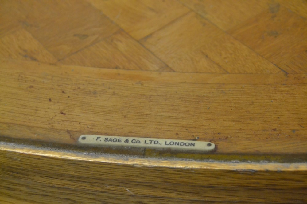 1920s Bow Glass and Bronze Shop Display Counter View VI