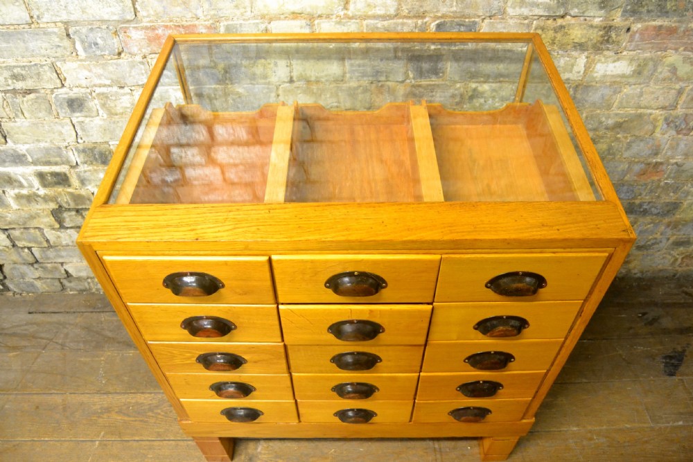 Haberdashery Drapers Shop Display Counter View II