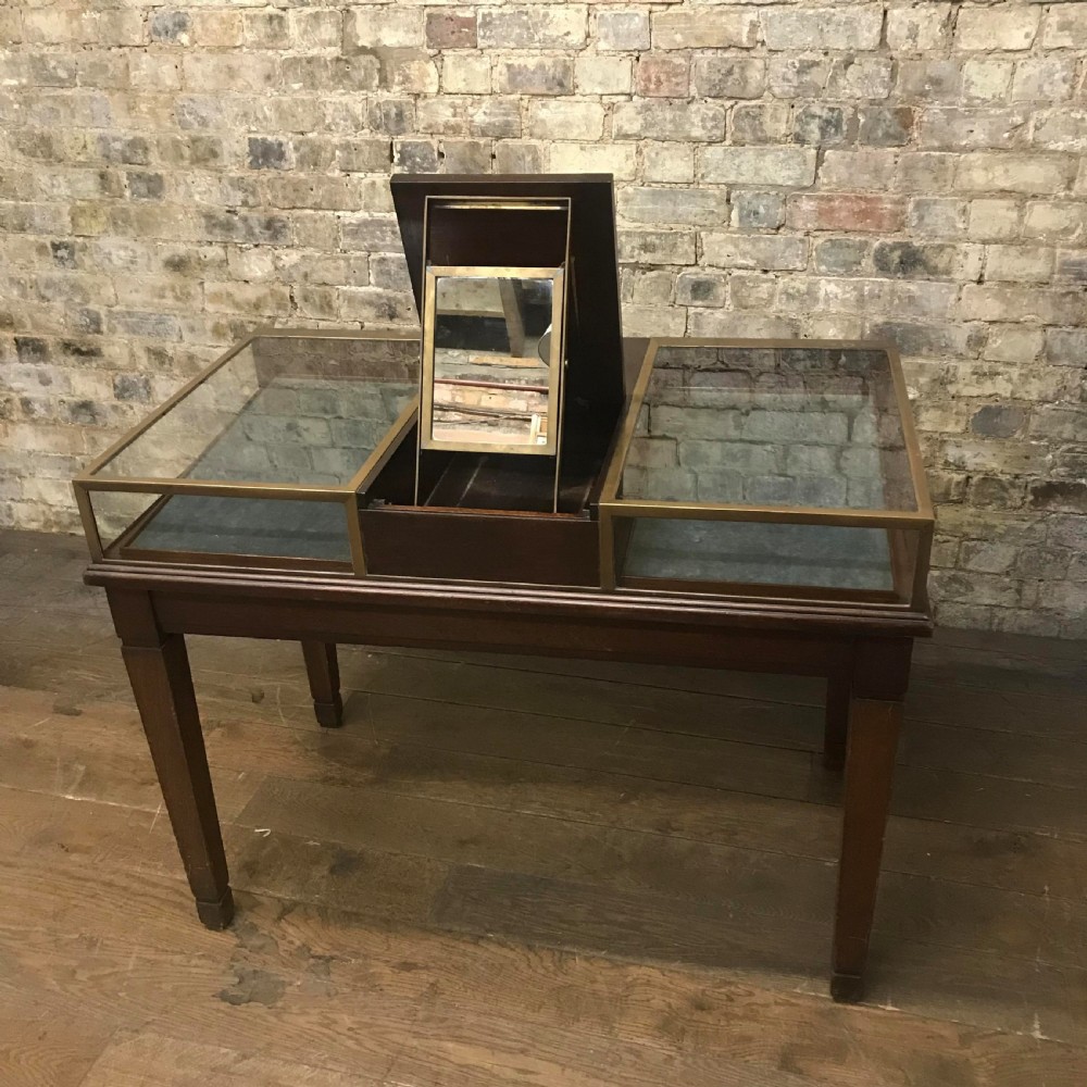 Brass Jewellery Shop Counter Cabinet on Legs View II