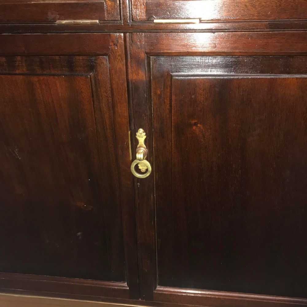 Antique brass and mahogany shop counter from Mappin & Webb View XI