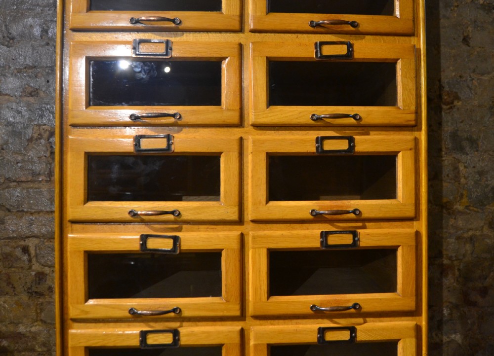 Oak Haberdashery Cabinet View V