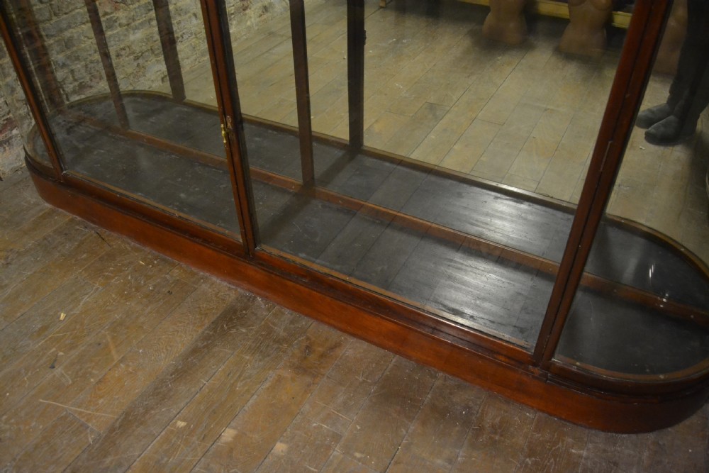 Victorian Mahogany Jeweller's Bow Display Cabinet View II