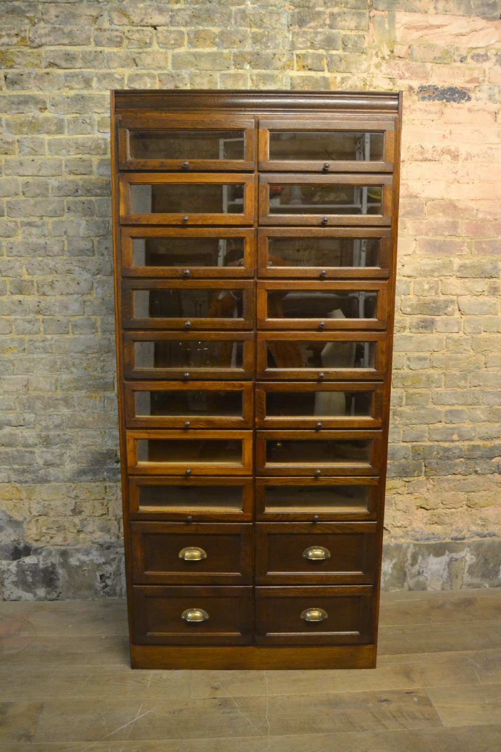 Haberdashery Drapers Wall Cabinet