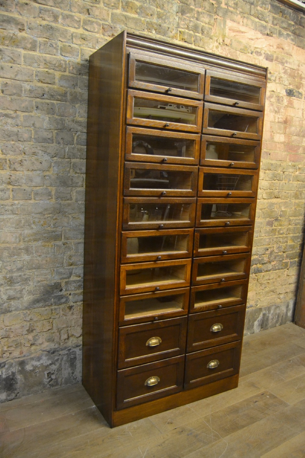 Haberdashery Drapers Wall Cabinet View III