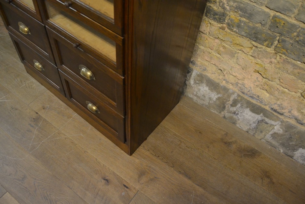 Haberdashery Drapers Wall Cabinet View V