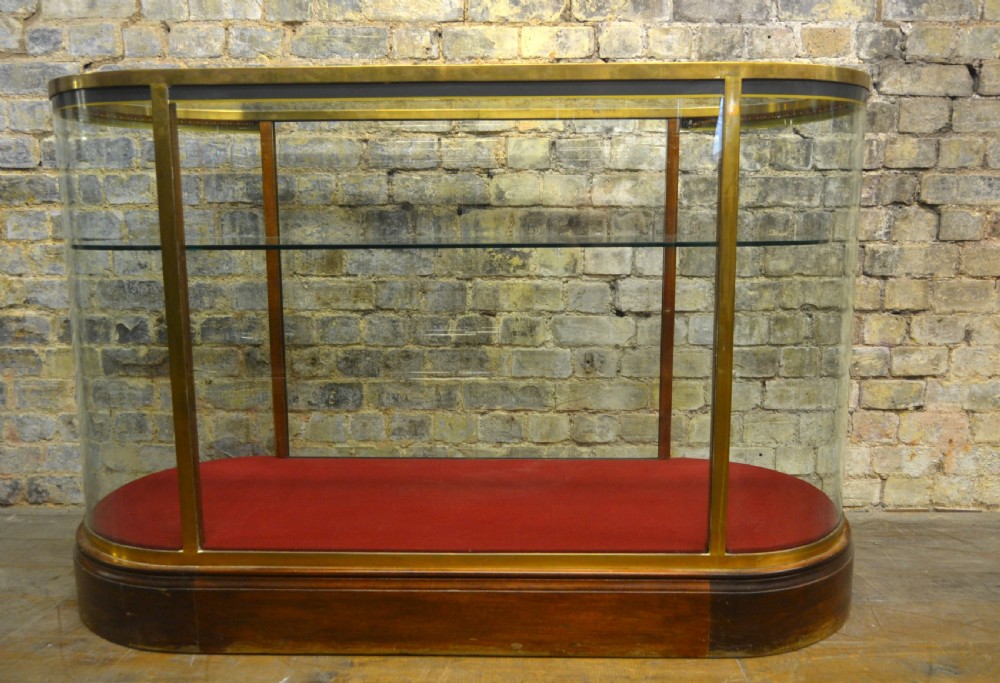 1930s Brass Double Ended Bow Shop Counter
