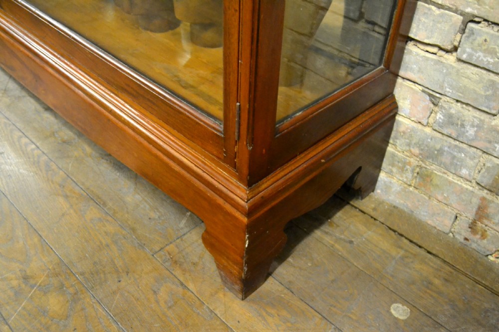 Victorian Mahogany Shop Display Cabinet View II