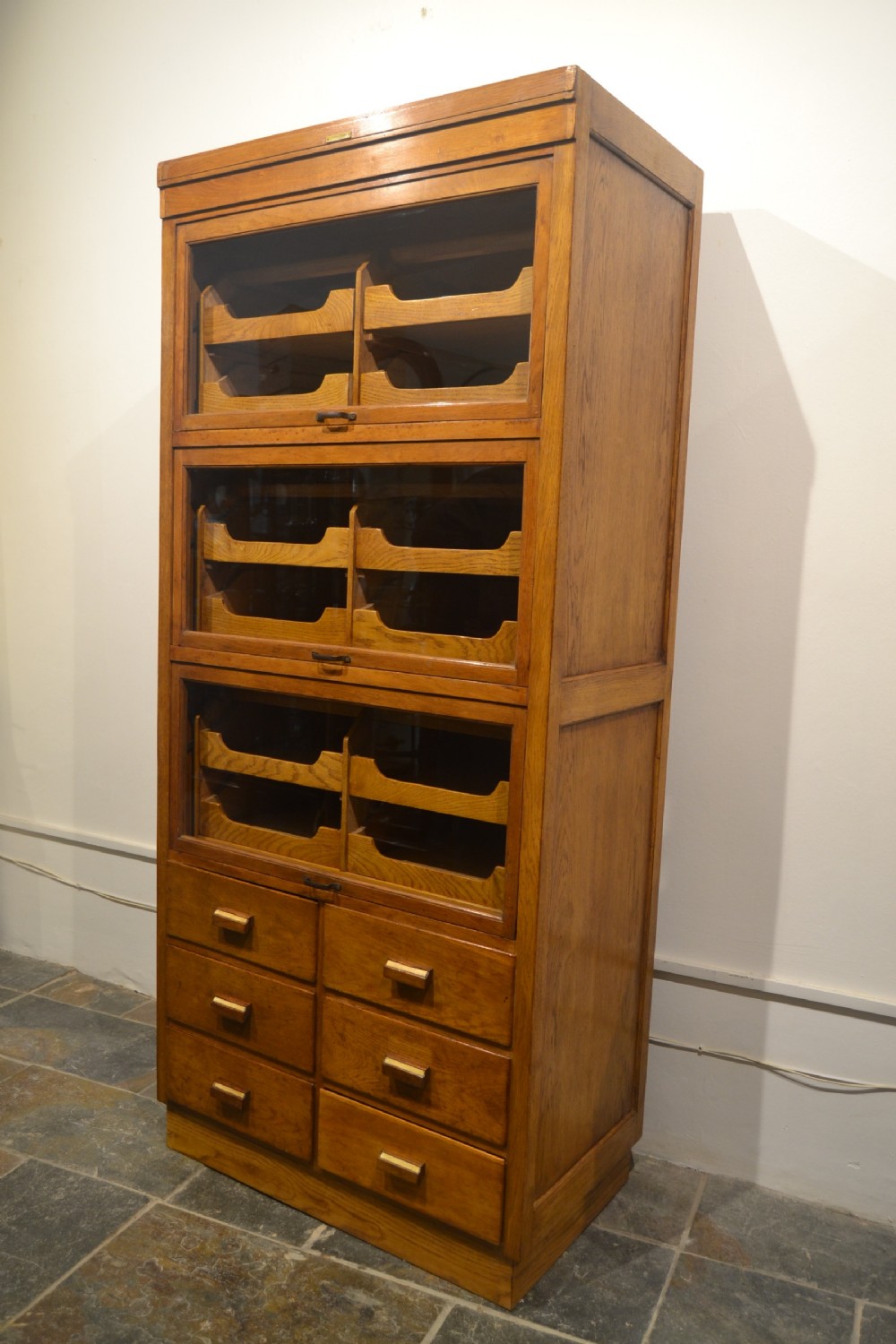 1930s Flip Up Haberdashery Cabinet View IV