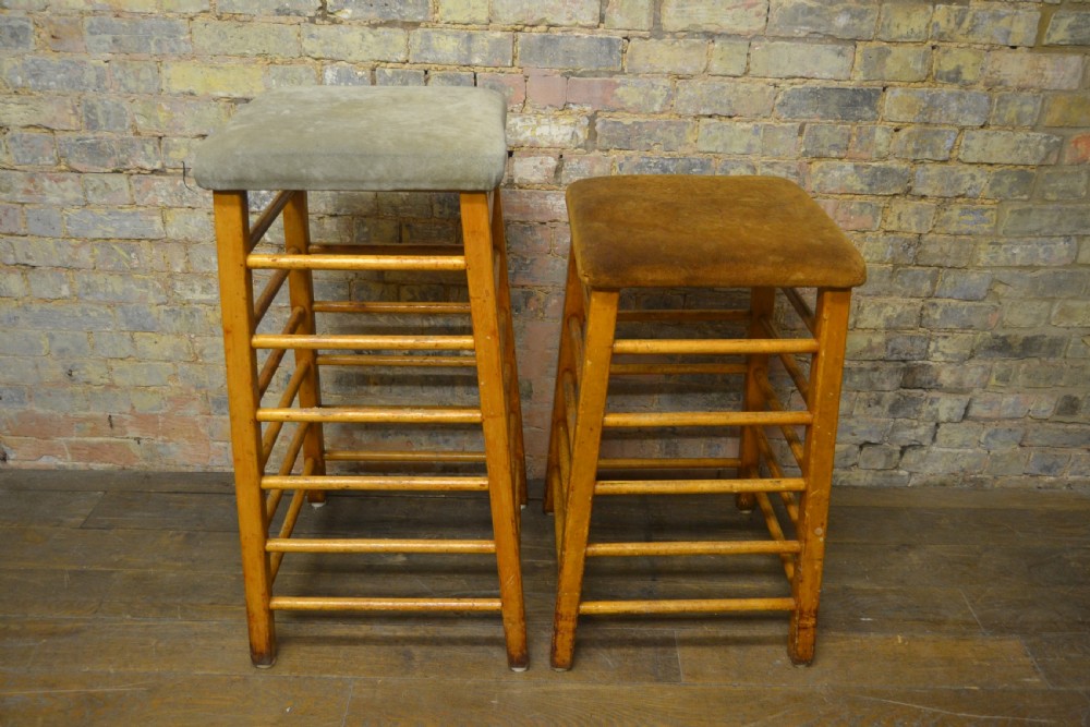 Two Vintage 1930s Gym Horses View II