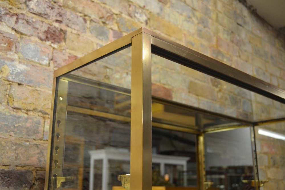 Pair of 1920s Bronze Jewellery Display Cabinets View IV