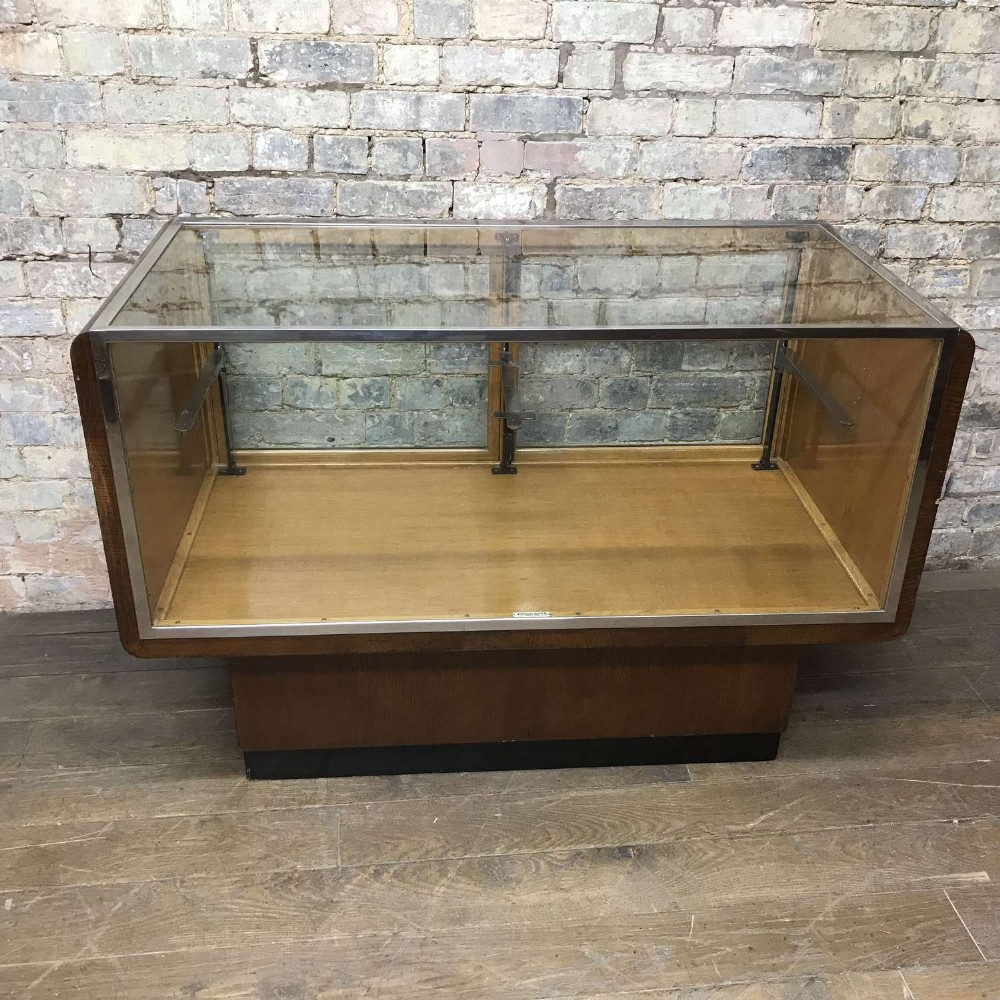 Art Deco Glass Shop Counter