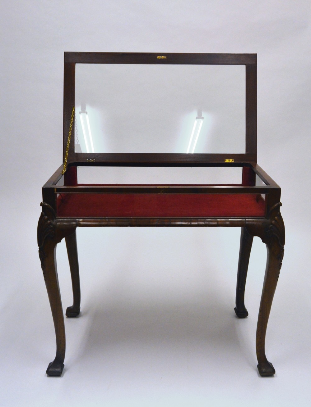 Walnut Display Cabinet