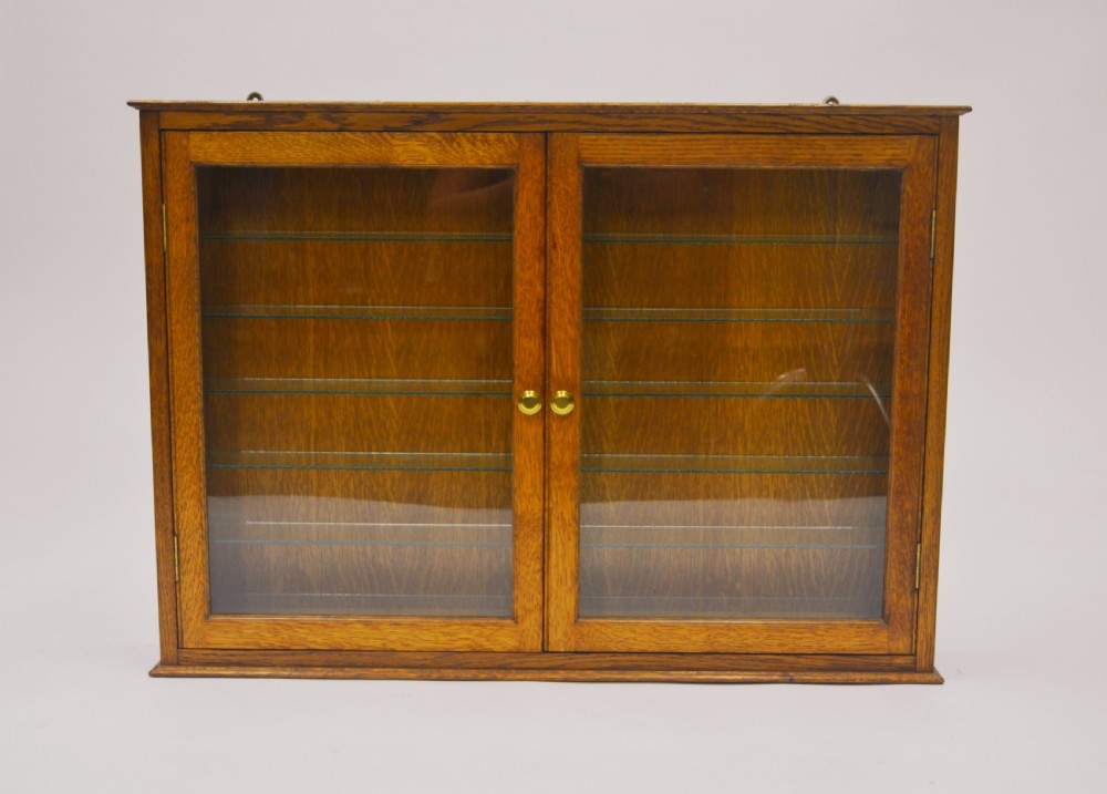 Oak Shop Display Cabinet
