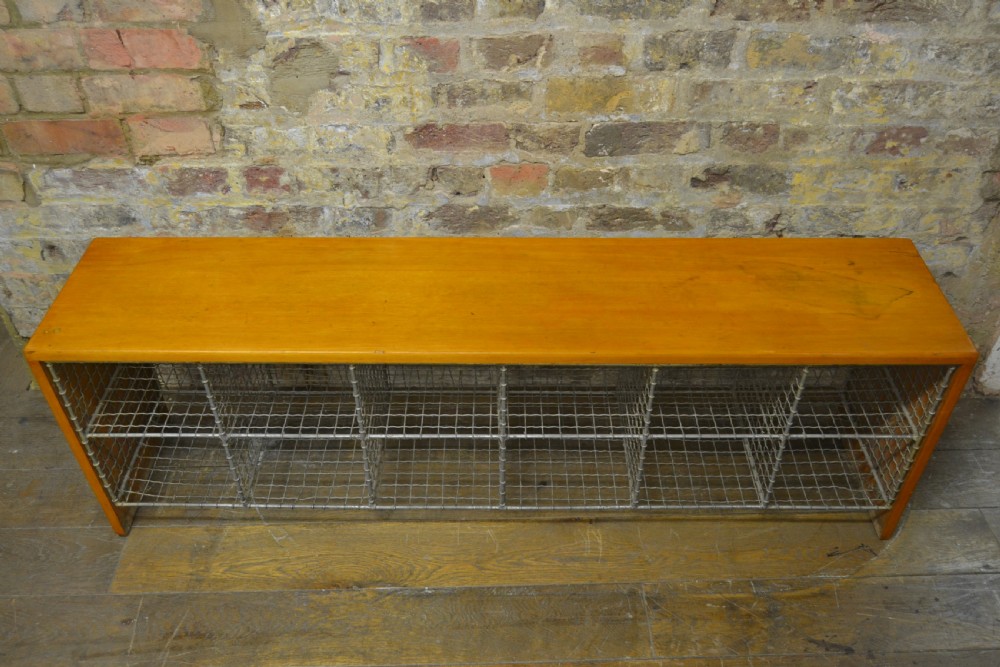 Wooden Shoe Bench View II