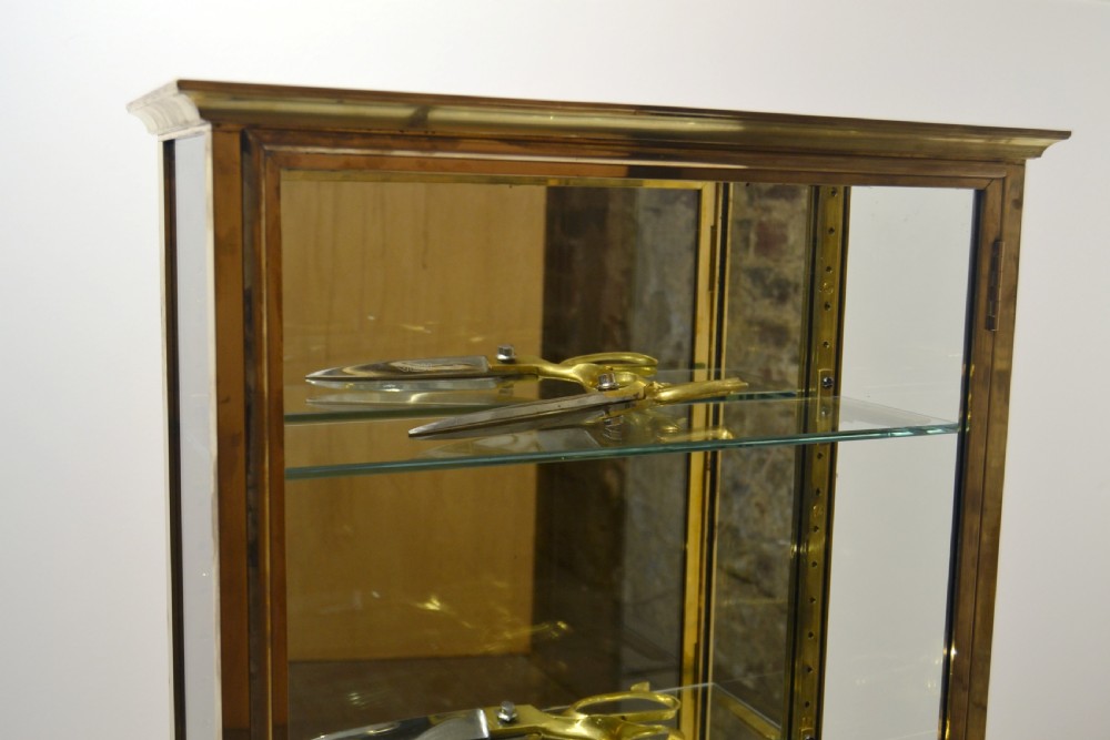 1920 Brass Wall Cabinet View VI