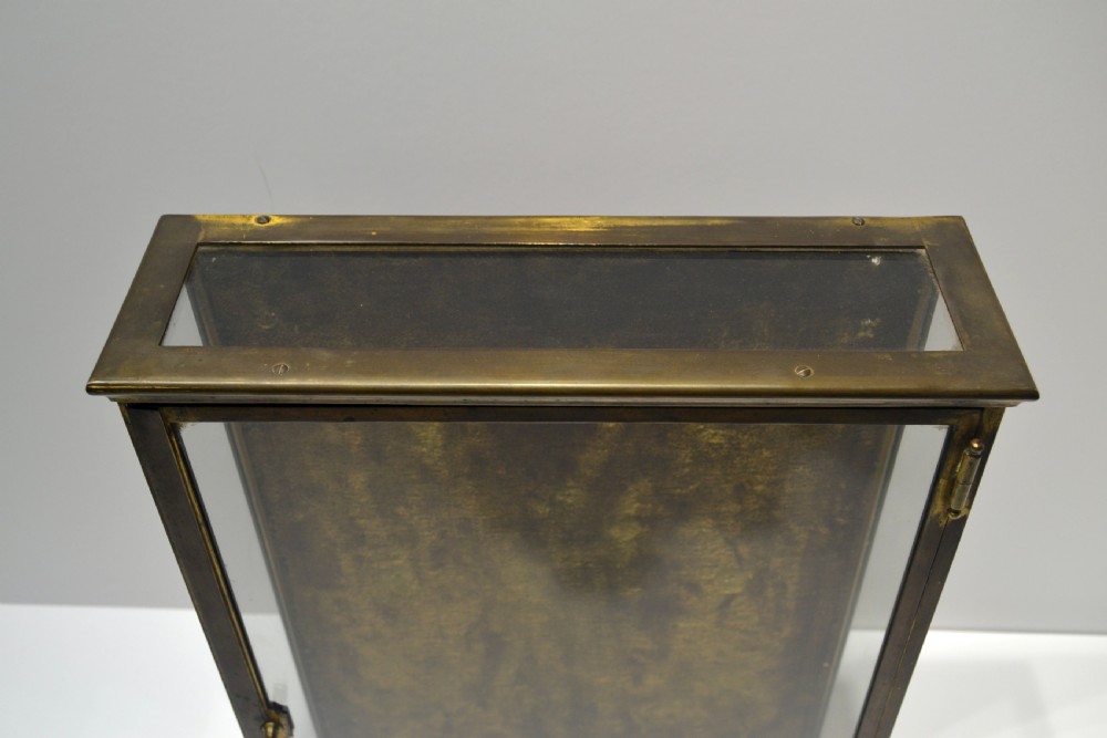 Small Brass Wall Cabinet View II