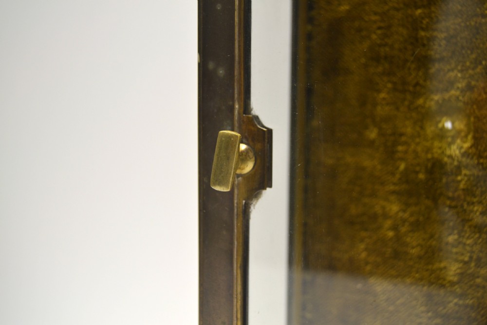Small Brass Wall Cabinet View III