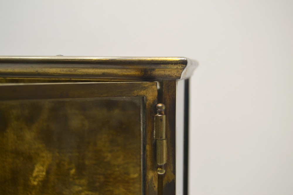 Small Brass Wall Cabinet View VI