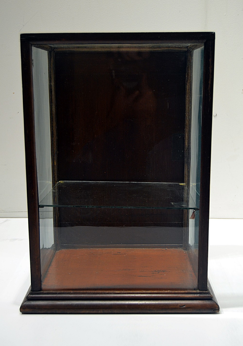 Small Mahogany Counter Top Cabinet