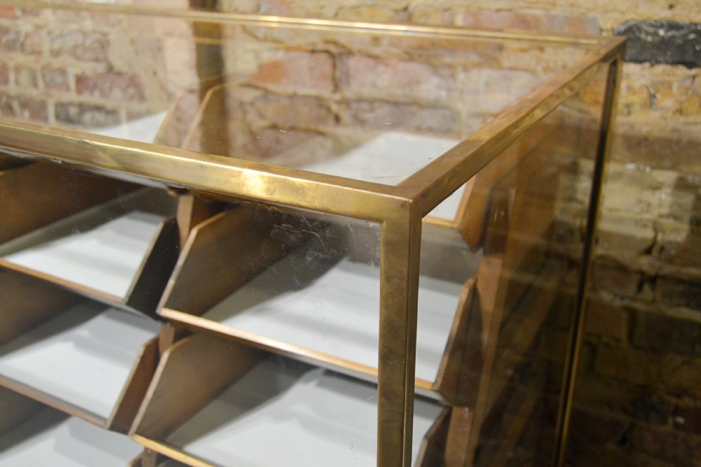 1920s Bronze Counter with Drawers View III