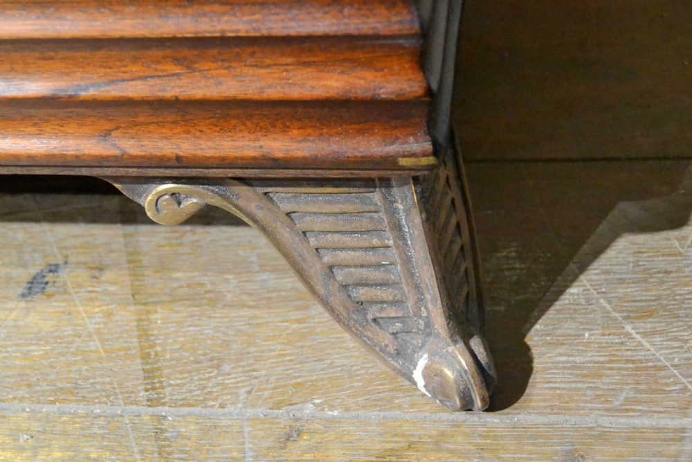 1920s Bronze Counter with Drawers View IV
