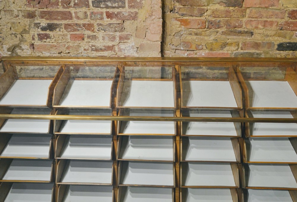 1920s Bronze Counter with Drawers View V
