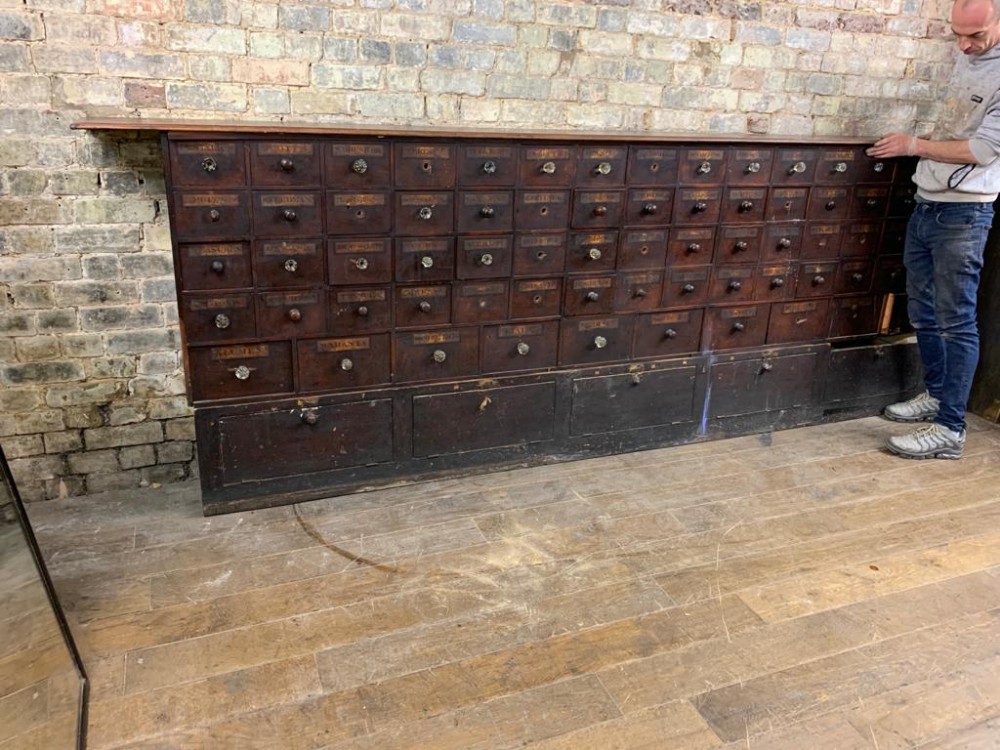 Chemist Bank of Drawers