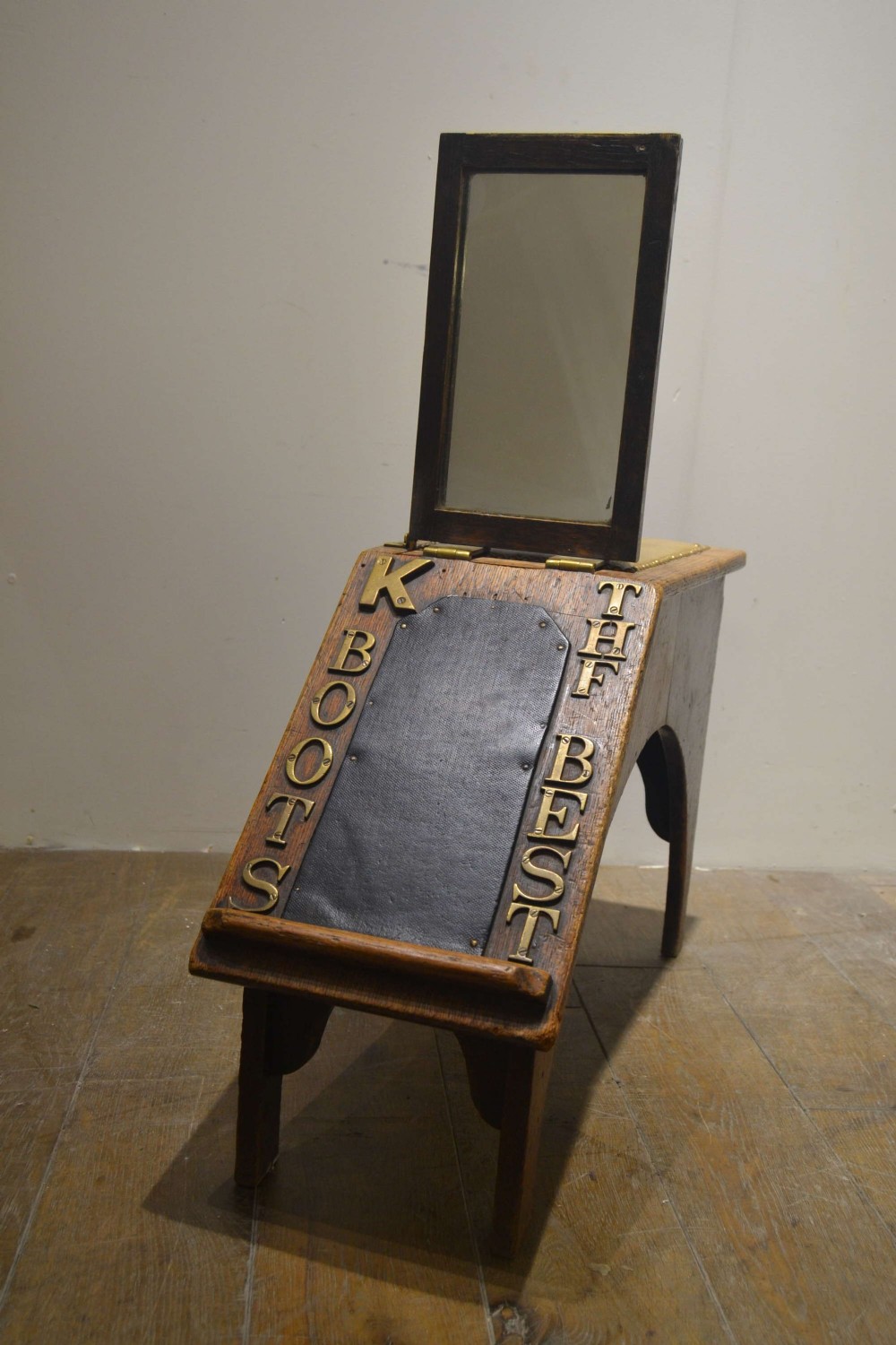 Oak Shoe Stool From Retail