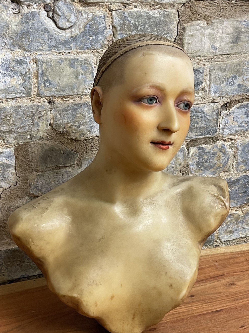 Rare 1920s Wax Mannequin View II