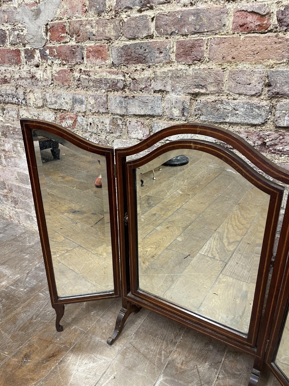 1920s Mahogany Dressing Table Mirror View IV