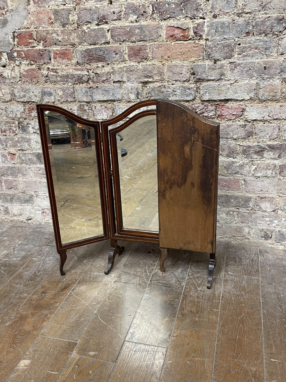 1920s Mahogany Dressing Table Mirror View V