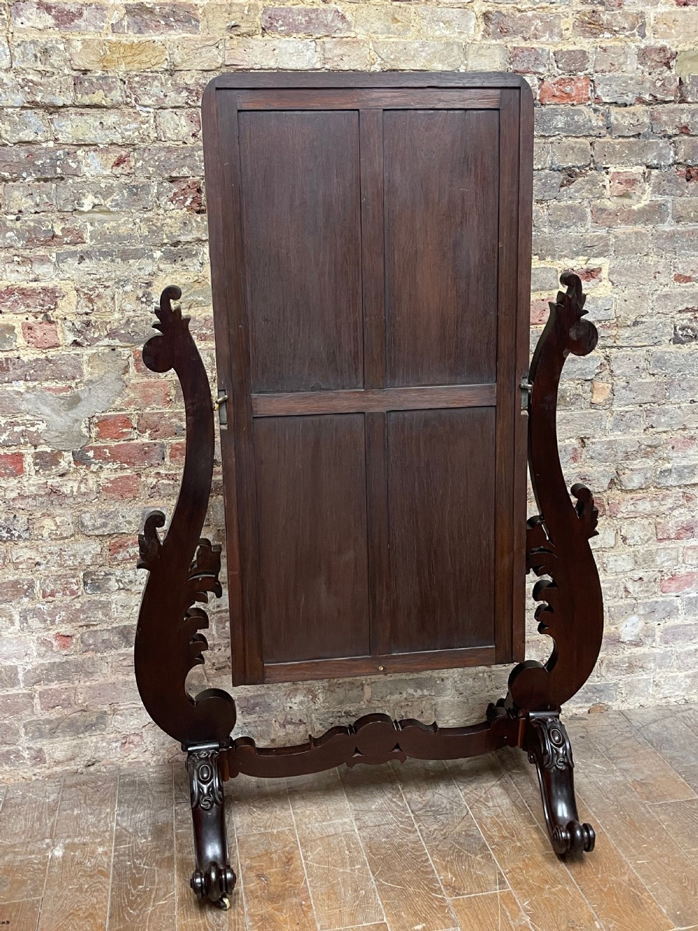 1900s Mahogany Mirror View IV