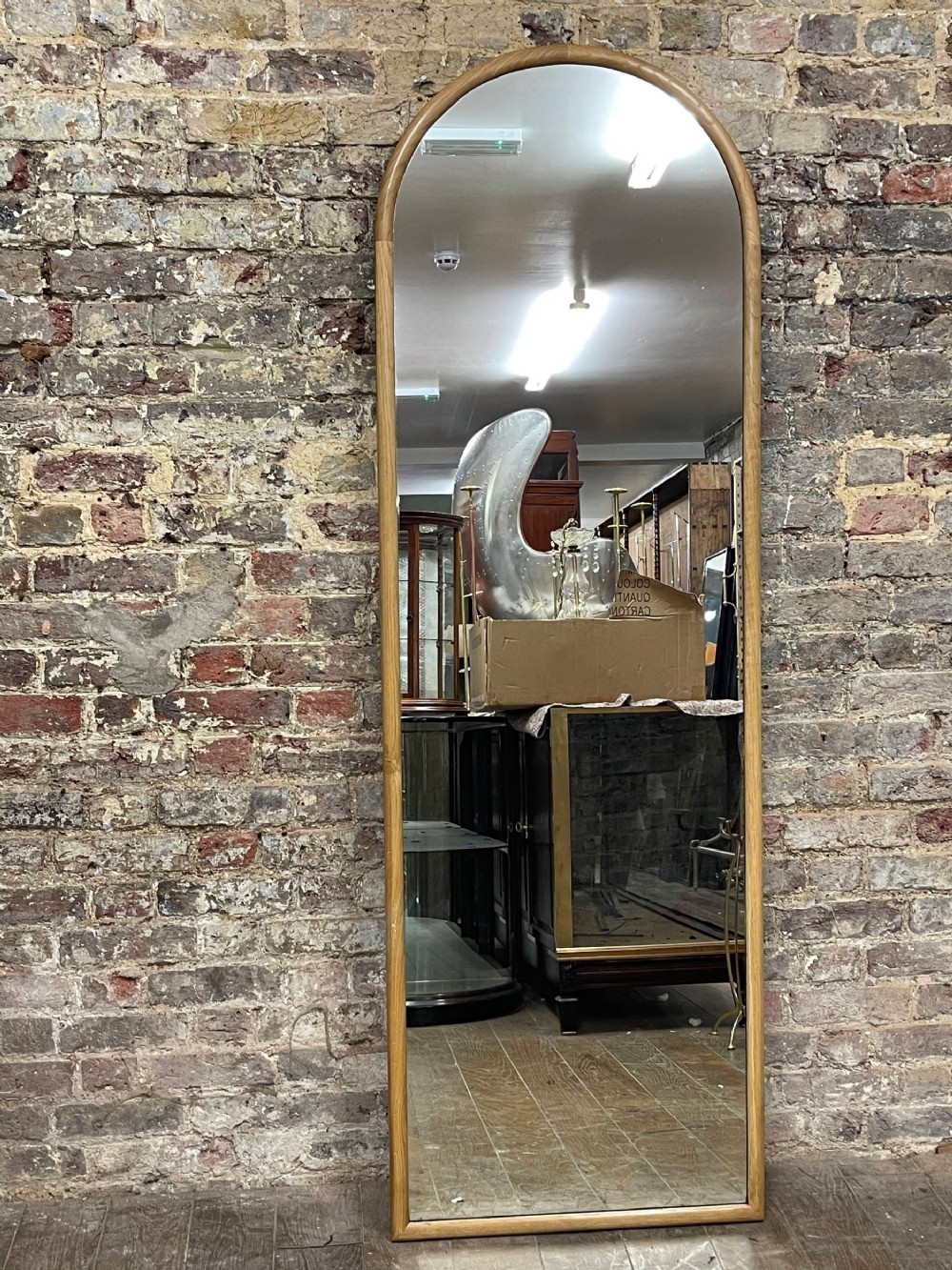 Art Deco Oak Mirror