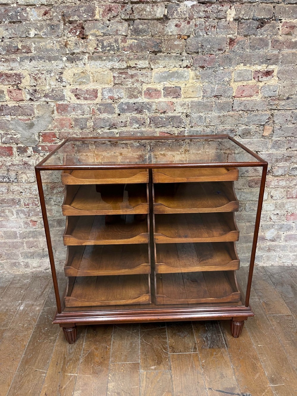Mahogany 1920s Drapers Counters