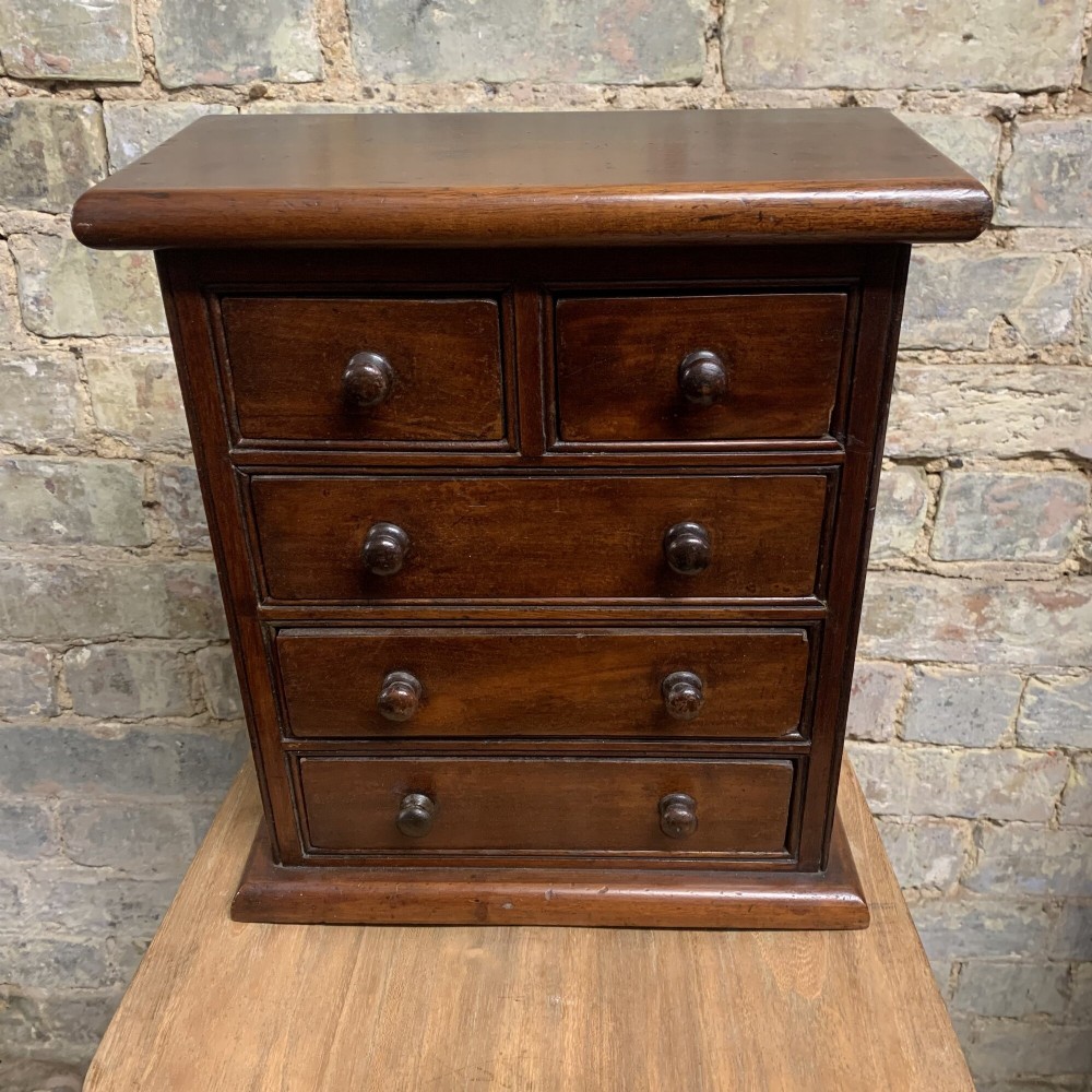1920s Mahogany Jeweller's Chest