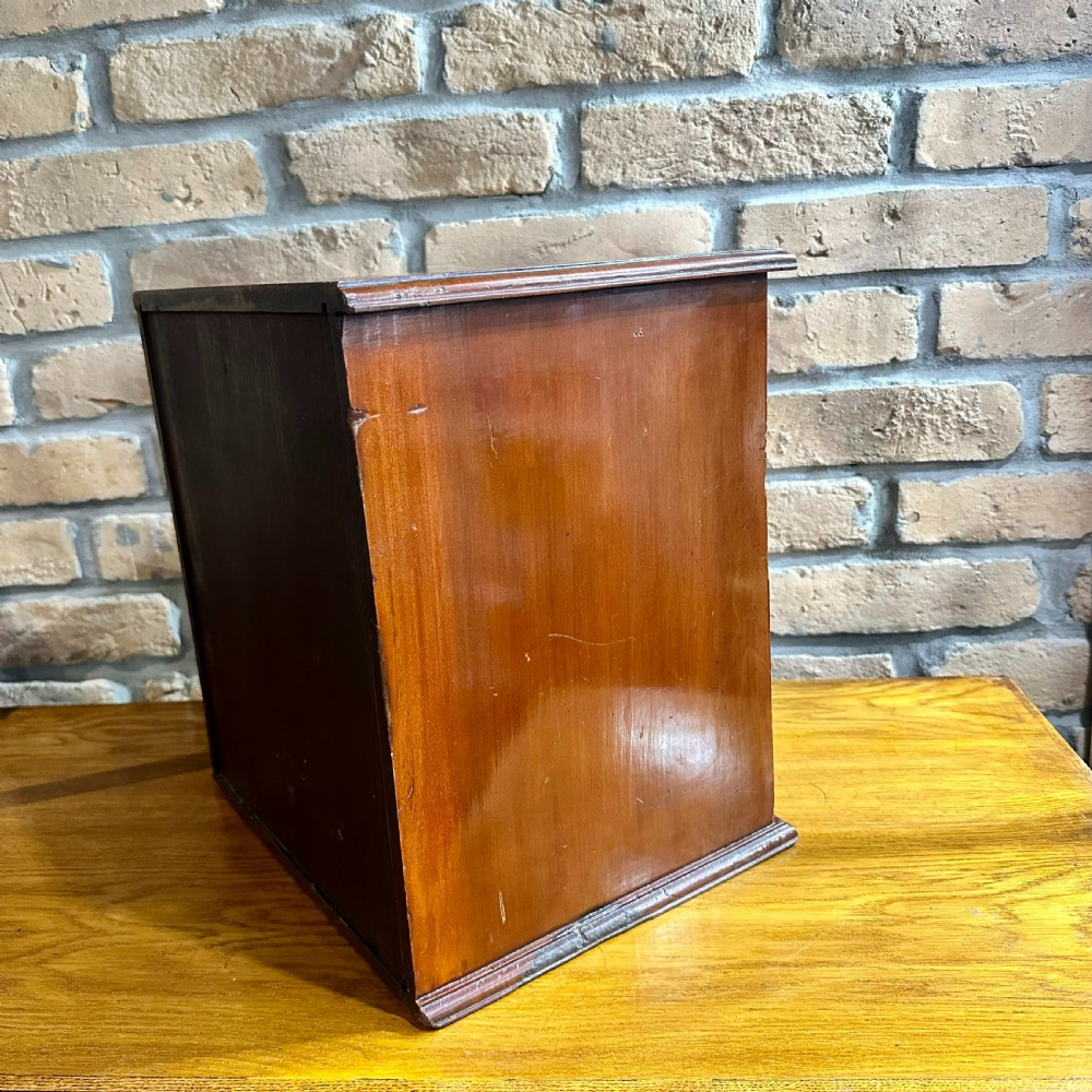 1920s MAHOGANY COLLECTOR DRAWERS View IV