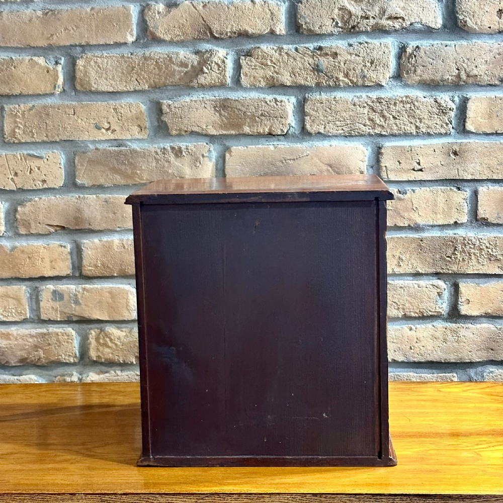 1920s MAHOGANY COLLECTOR DRAWERS View VI
