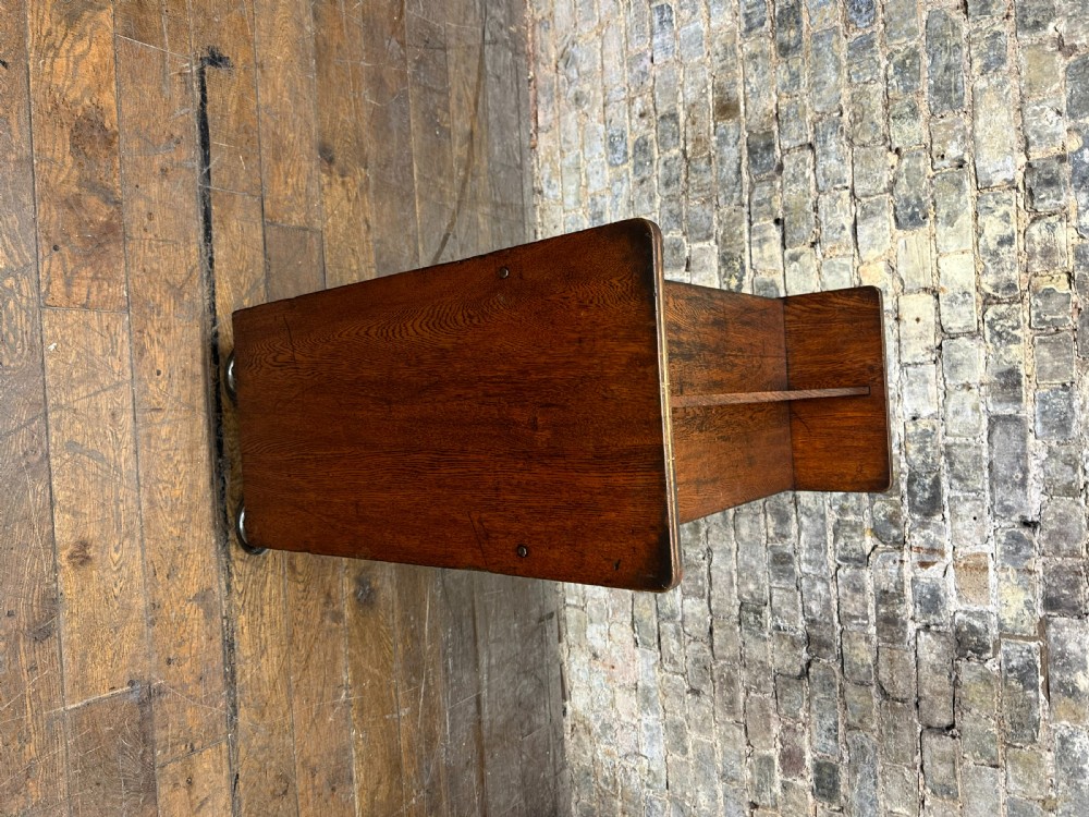 1930s OAK BOOK TROLLY View IV