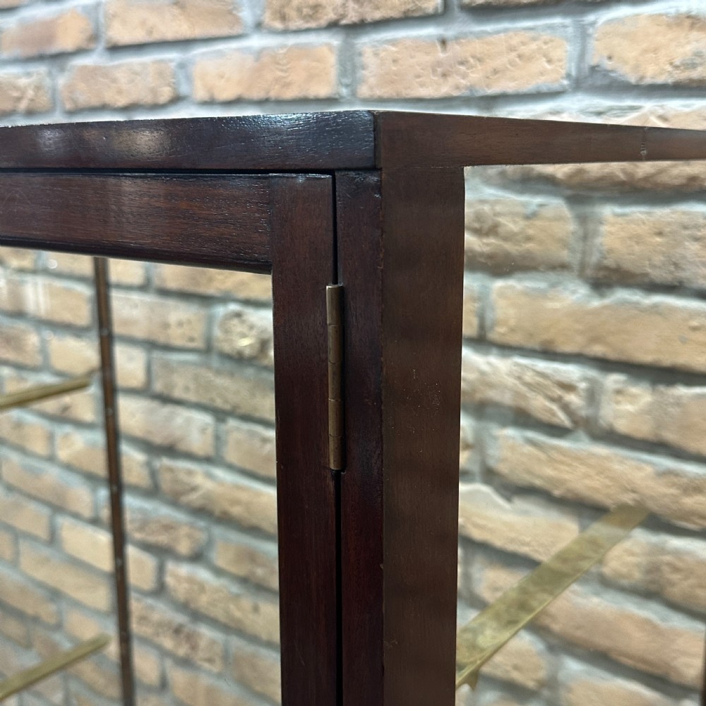 1920s MAHOGANY SHOP DISPLAY CABINET View VII