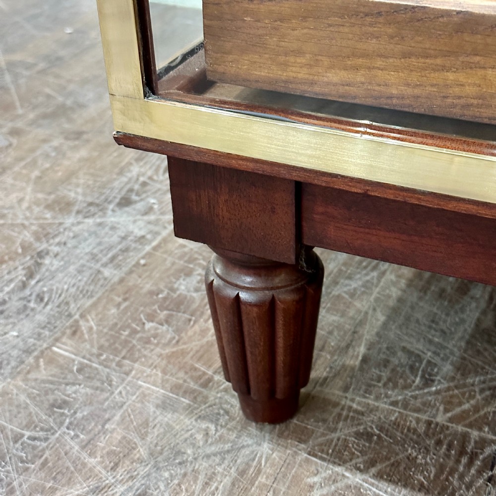 SMALL BRASS FRAMED HABERDASHERY COUNTER View III