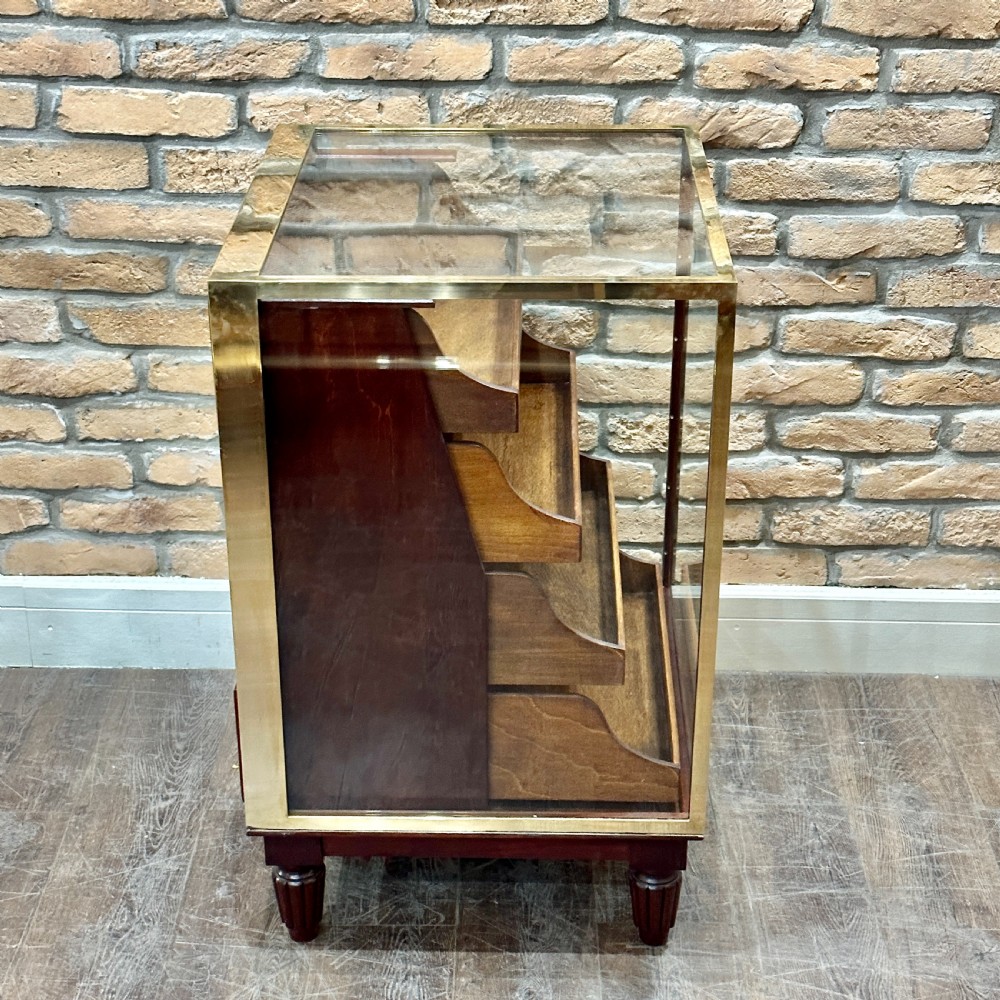 SMALL BRASS FRAMED HABERDASHERY COUNTER View IV