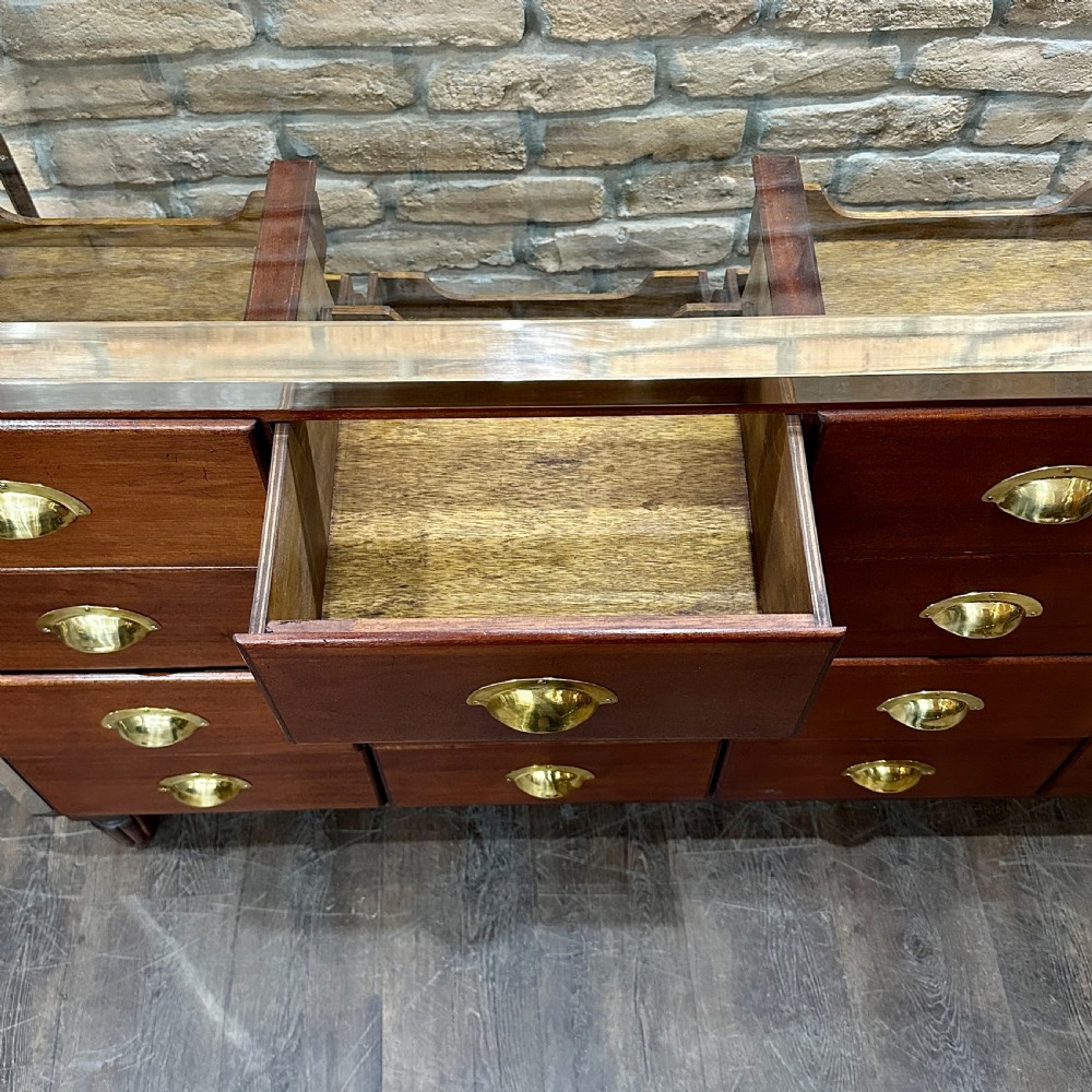 5 ACROSS BRASS FRAMED HABERDASHERY COUNTER View III