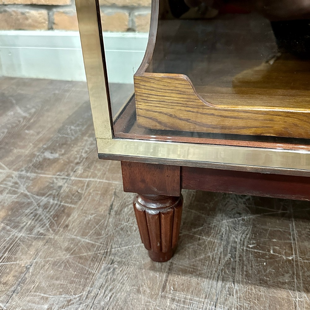 5 ACROSS BRASS FRAMED HABERDASHERY COUNTER View V