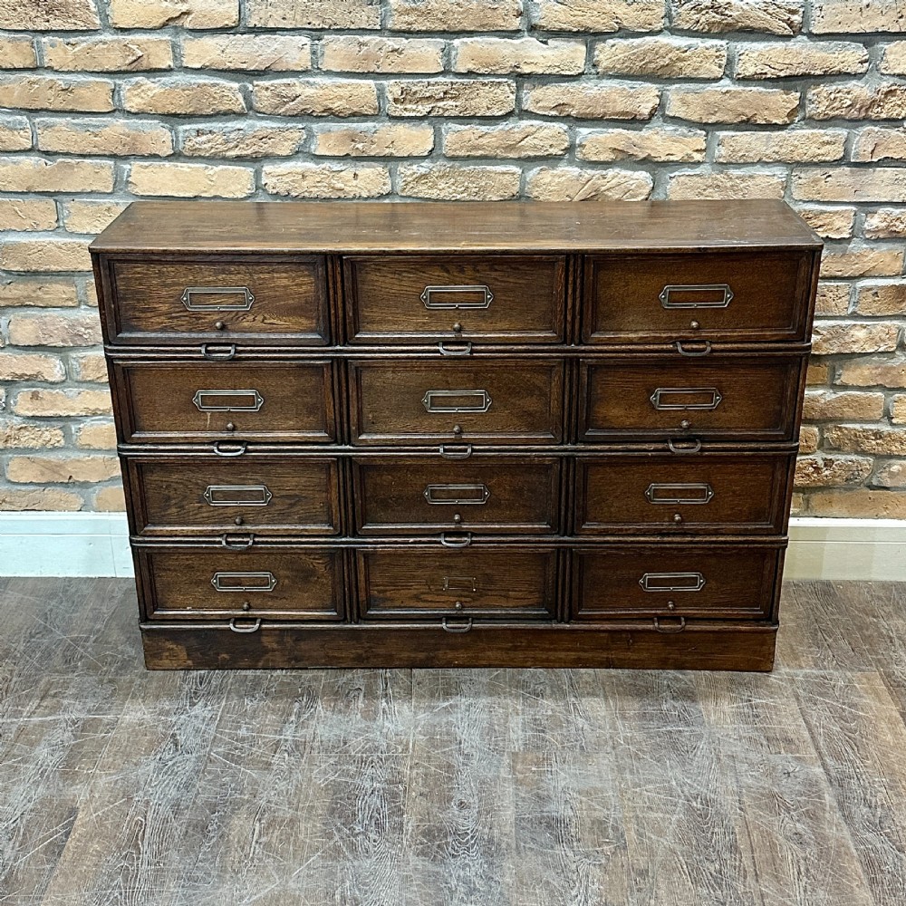 1920s OAK FLIP CABINET
