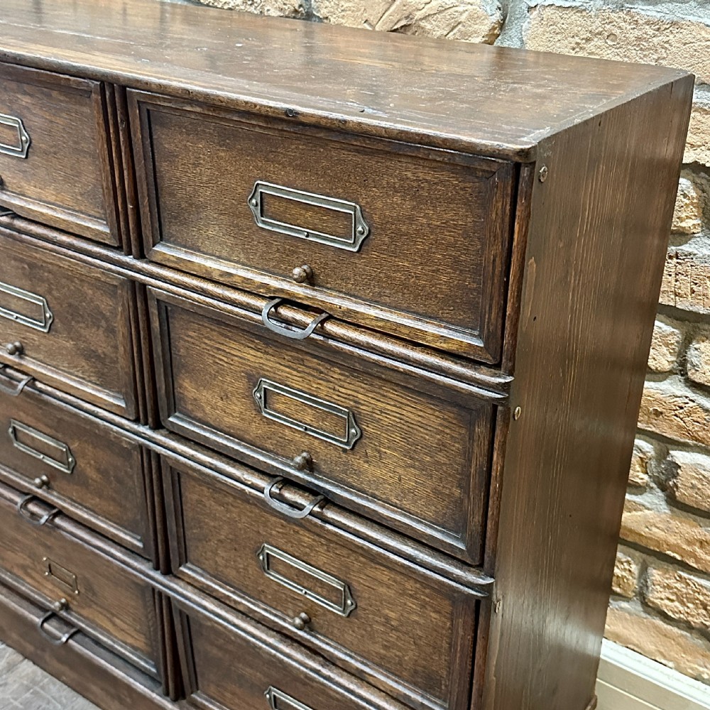 1920s OAK FLIP CABINET
 View II
