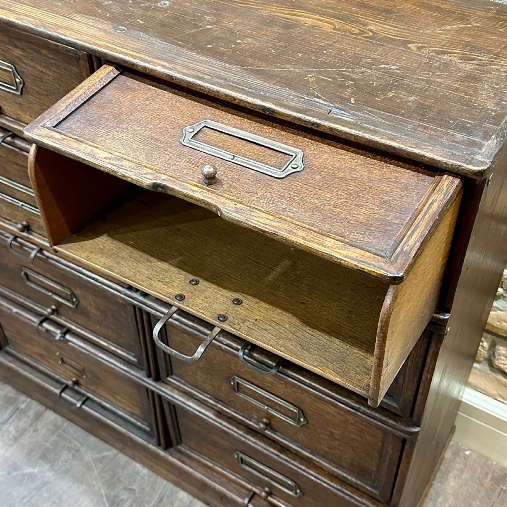 1920s OAK FLIP CABINET
 View III