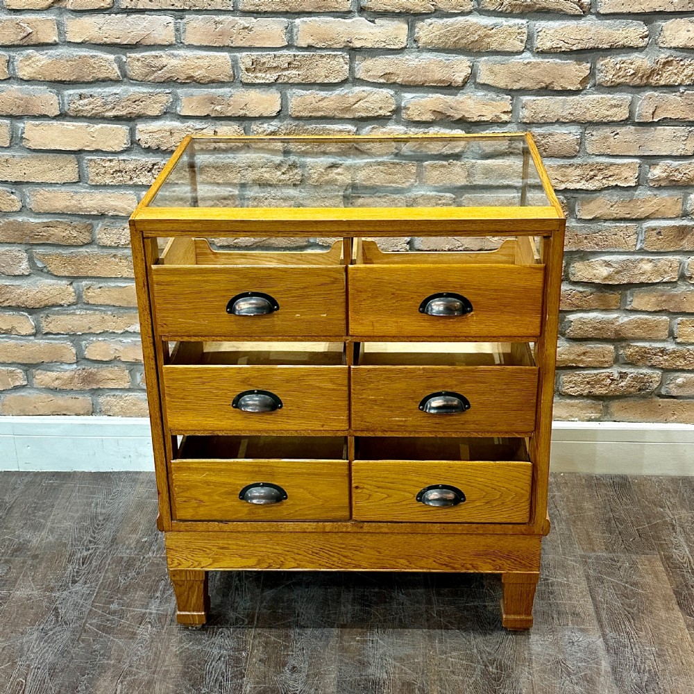 1950s OAK HABERDASHERY View V